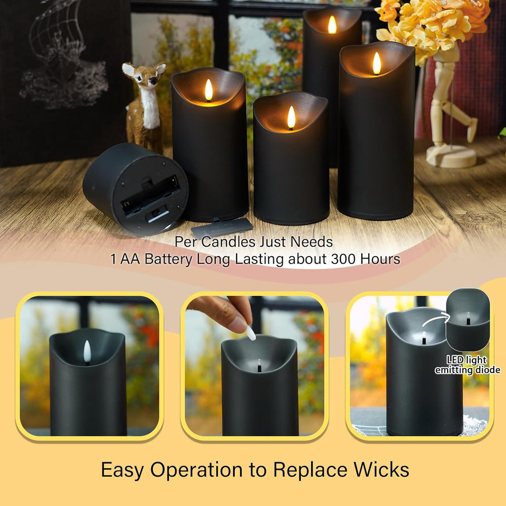 Halloween Candles with Remote