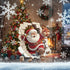 Santa Claus Breakthrough Wall Stickers 3D (3pcs)