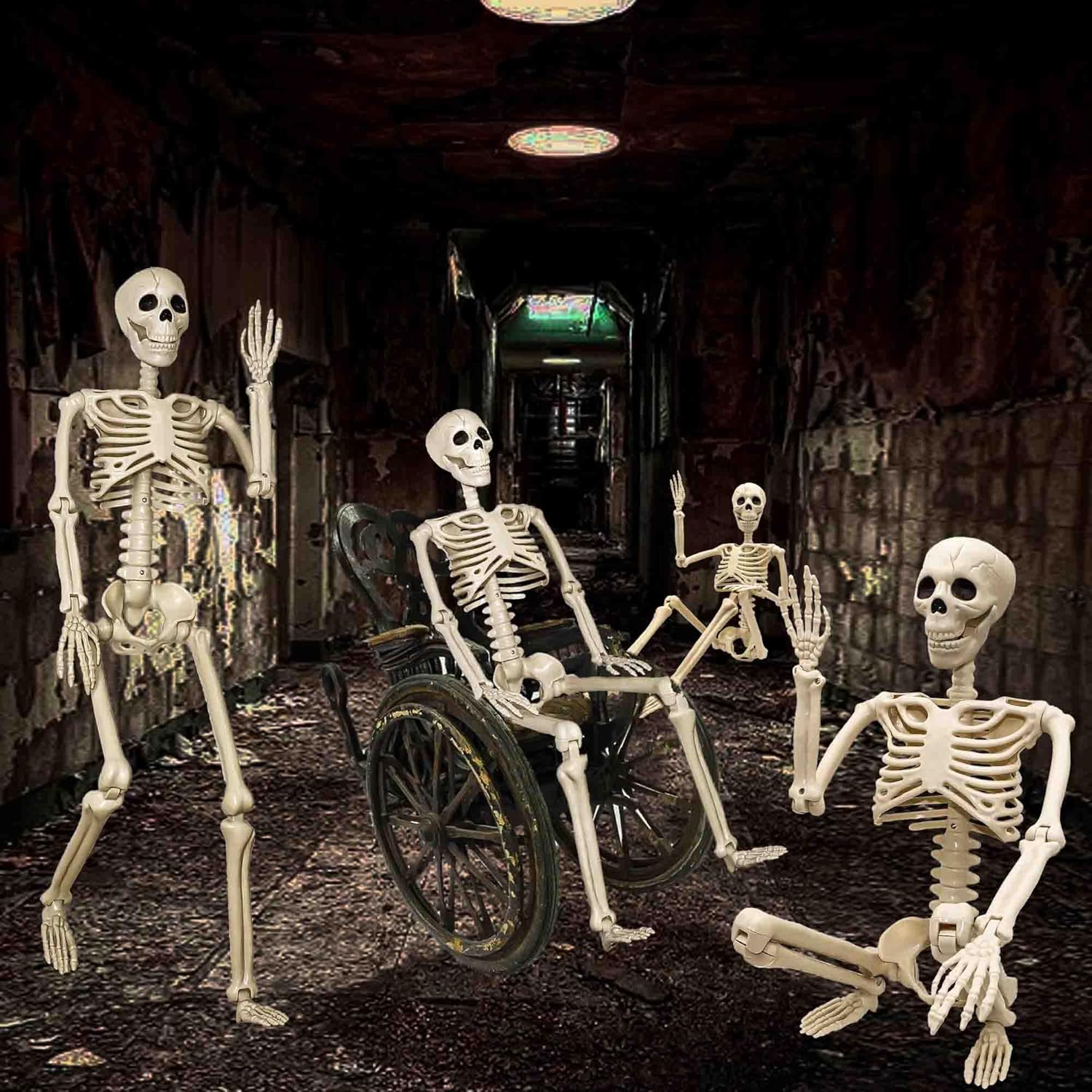 Halloween Skeleton, 2 Pack 36"