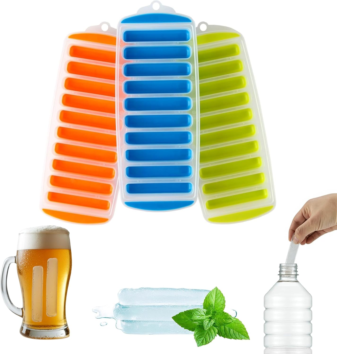 Silicone Ice Stick Cube Trays