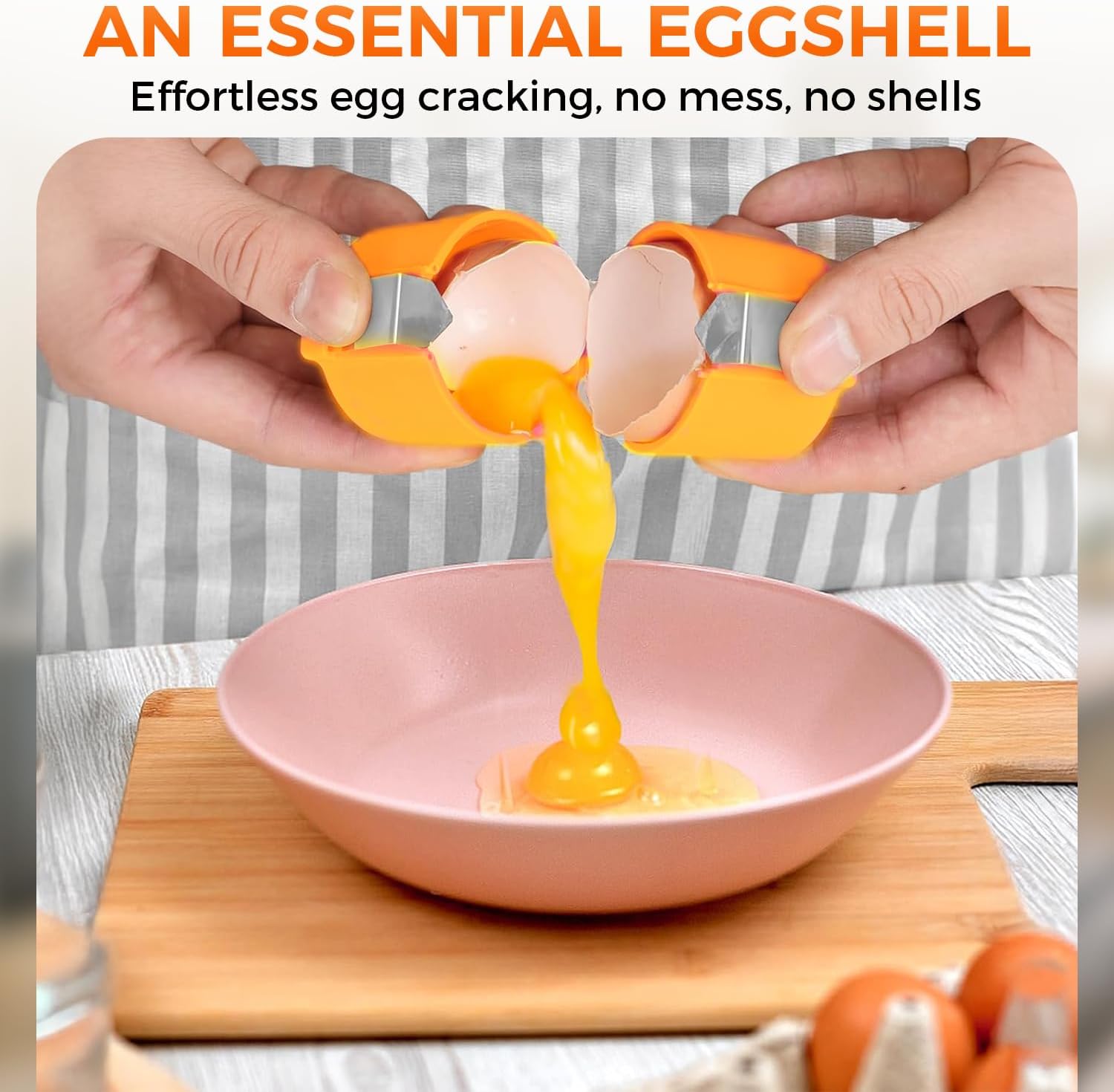 3PCS Egg Shell Opener With Free Egg Yolk Separator