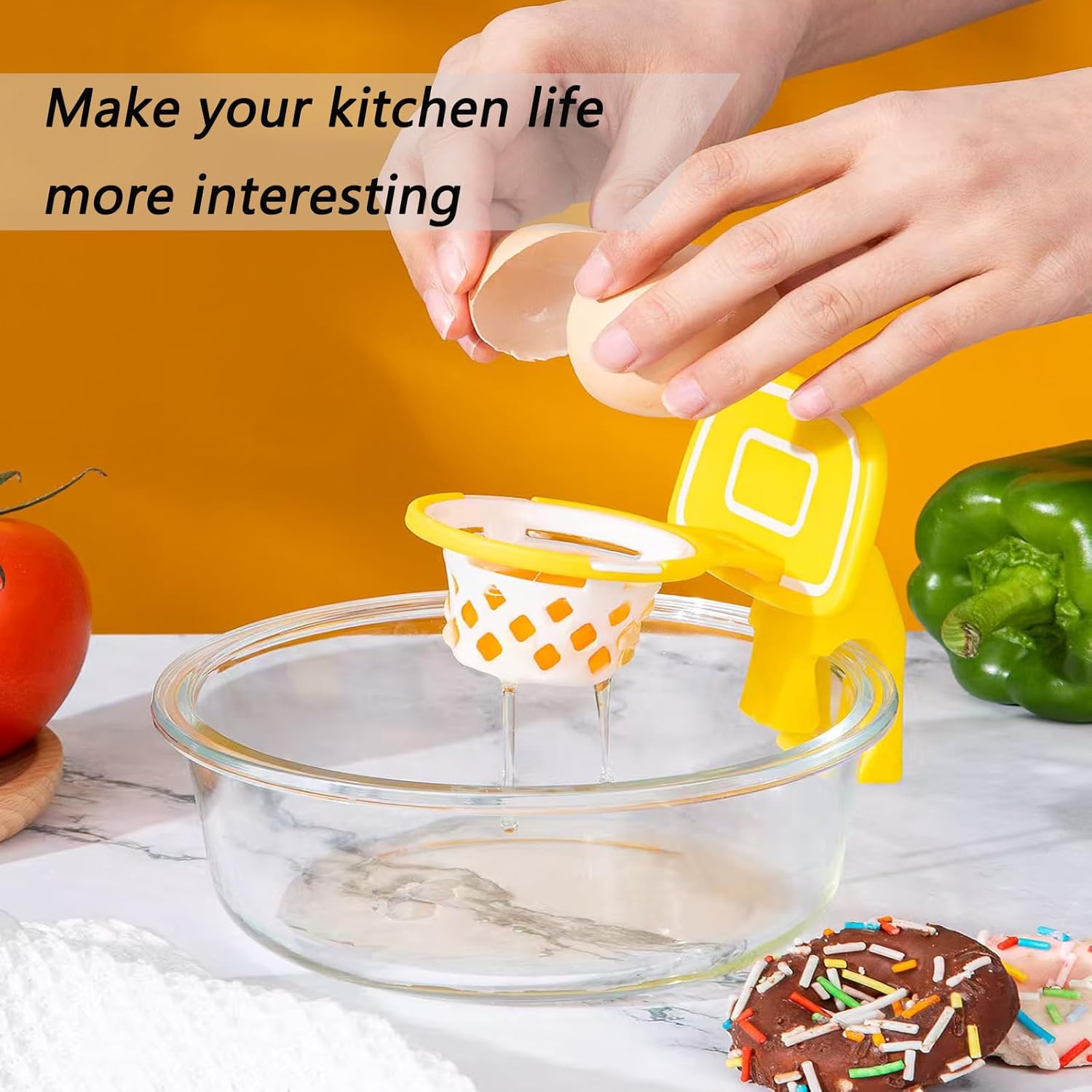 3PCS Egg Shell Opener With Free Egg Yolk Separator