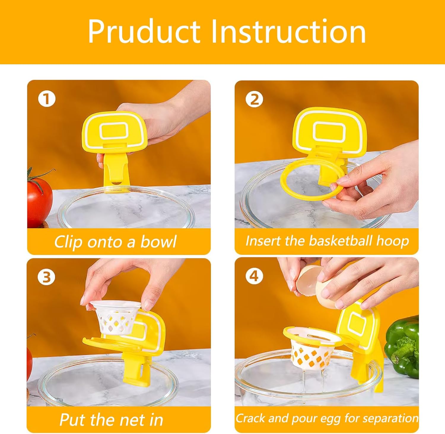 3PCS Egg Shell Opener With Free Egg Yolk Separator