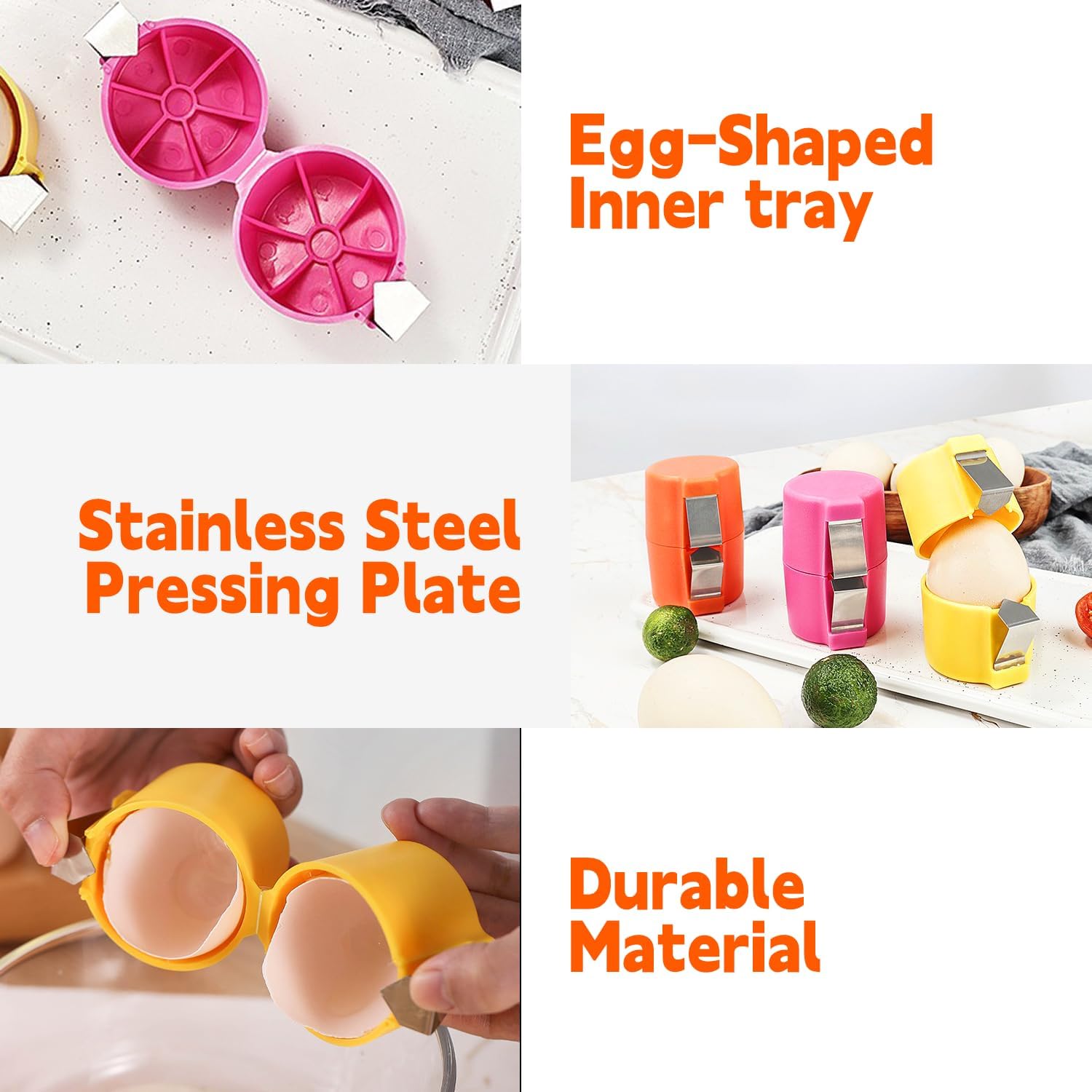 3 PCS Egg Shell Opener