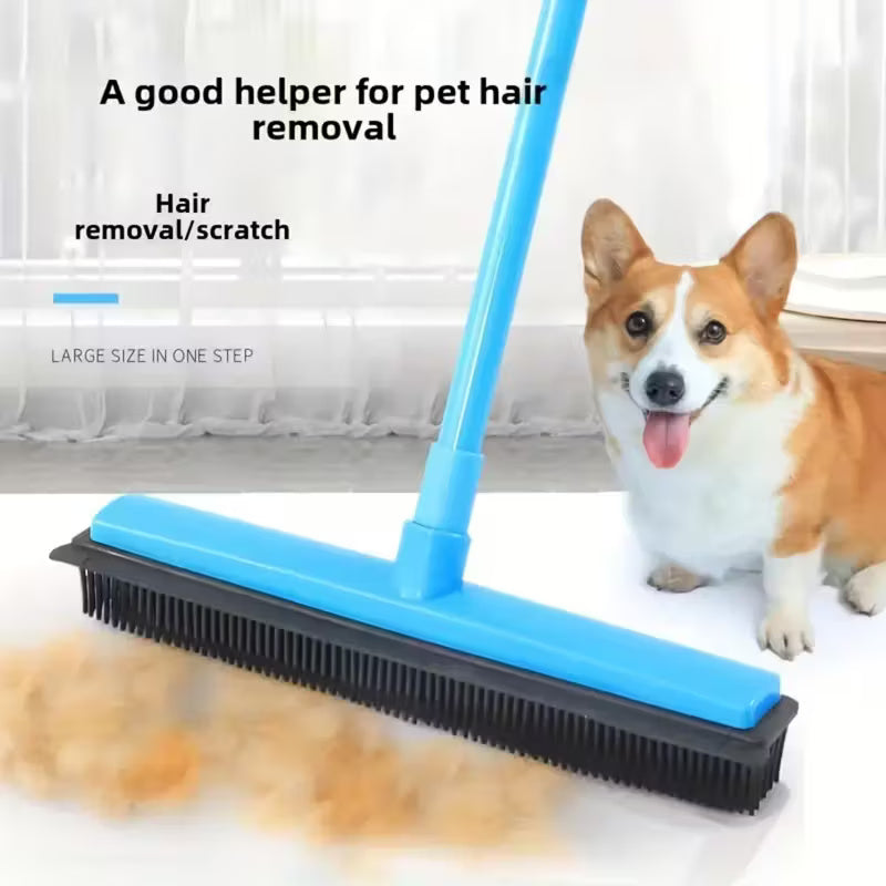 Pet Hair Removal Broom - Red