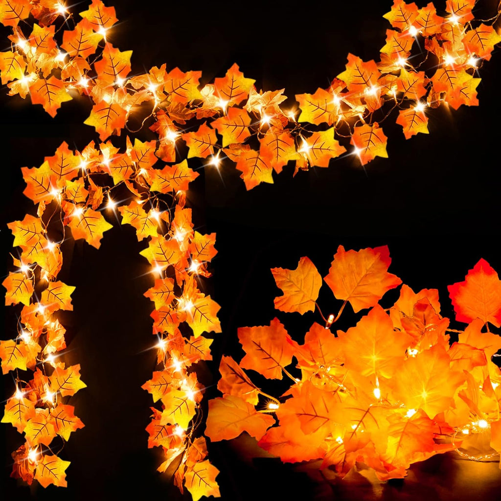 2 Pack Halloween String Lights