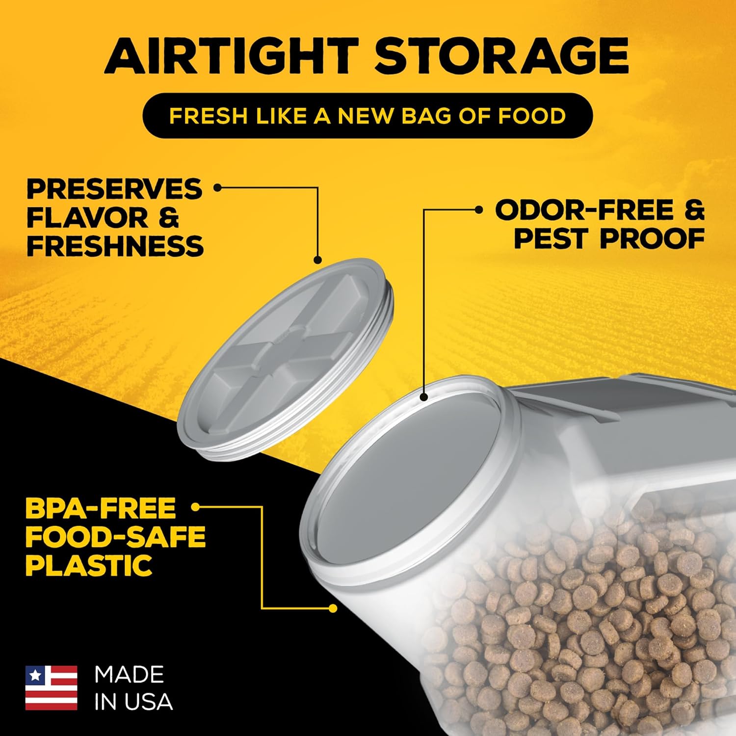 Vault Pet Food Storage Containers