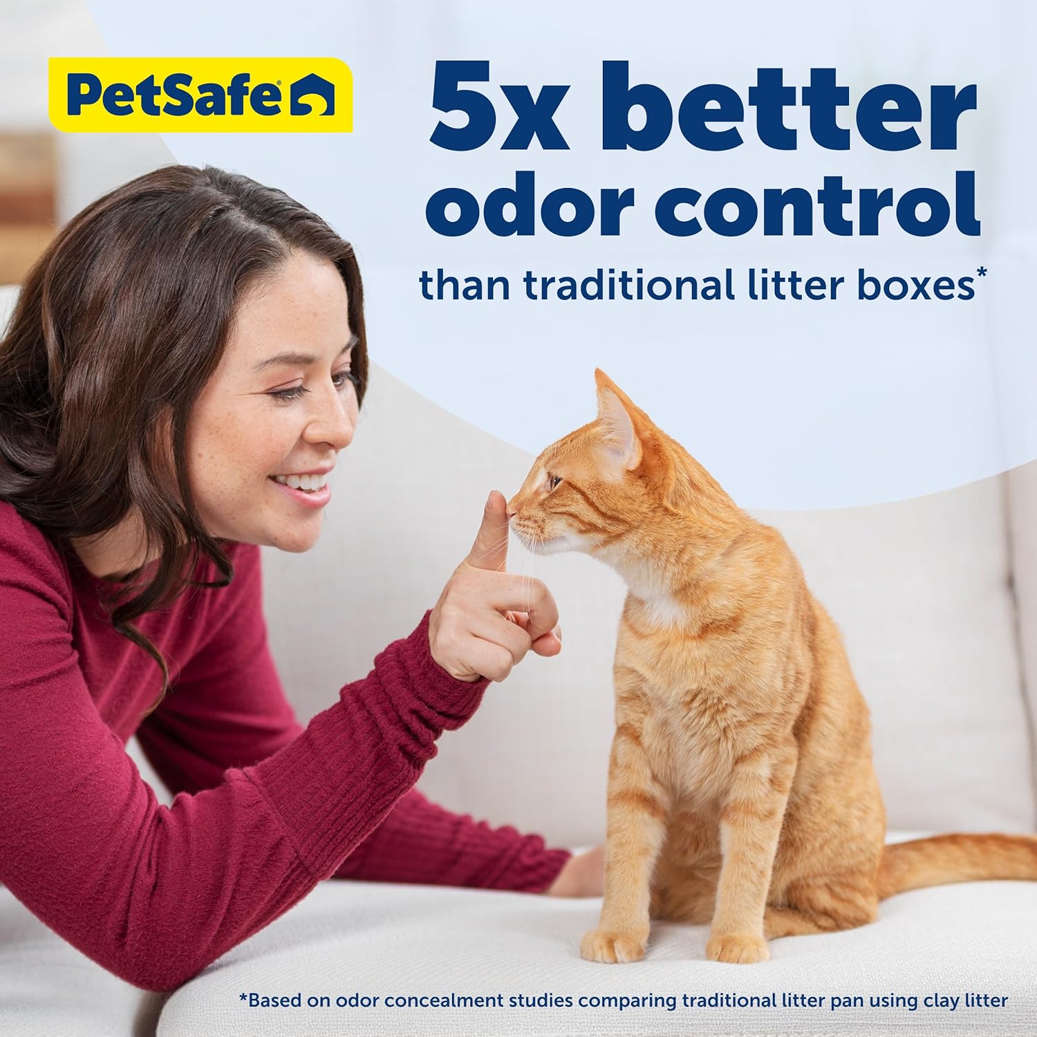 PetSafe ScoopFree Crystal Cat Litter & Refill Tray with Lid, Fresh Scent, 4.3 Lb Bag with Each Tray, Pack of 3