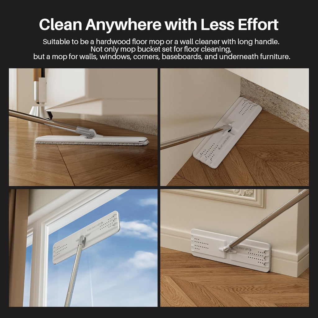 Mop and Bucket with Wringer Set