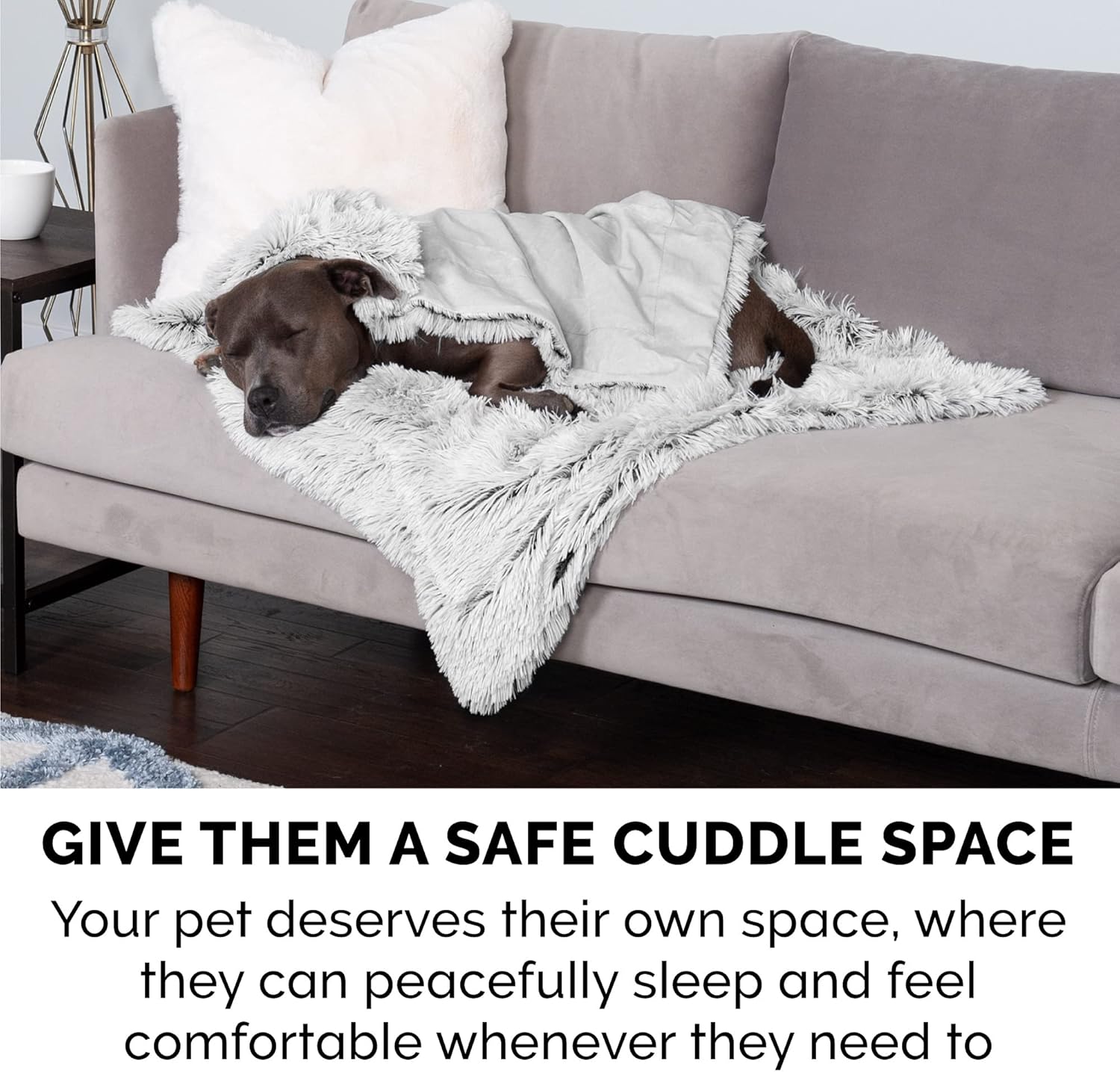 Waterproof Throw Blanket for Dogs, Mist Gray / XL