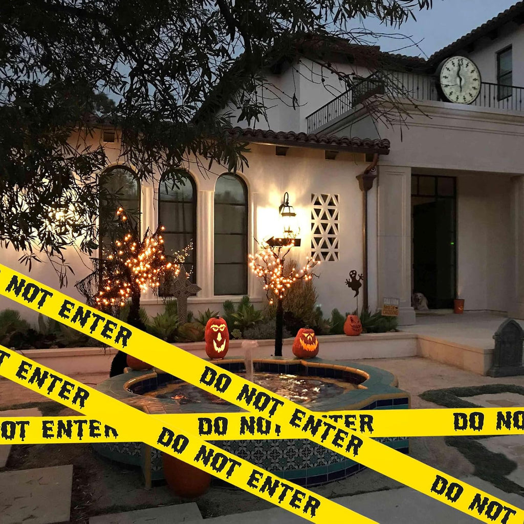 Halloween Decorations Caution Tape 1.9in x 82Ft