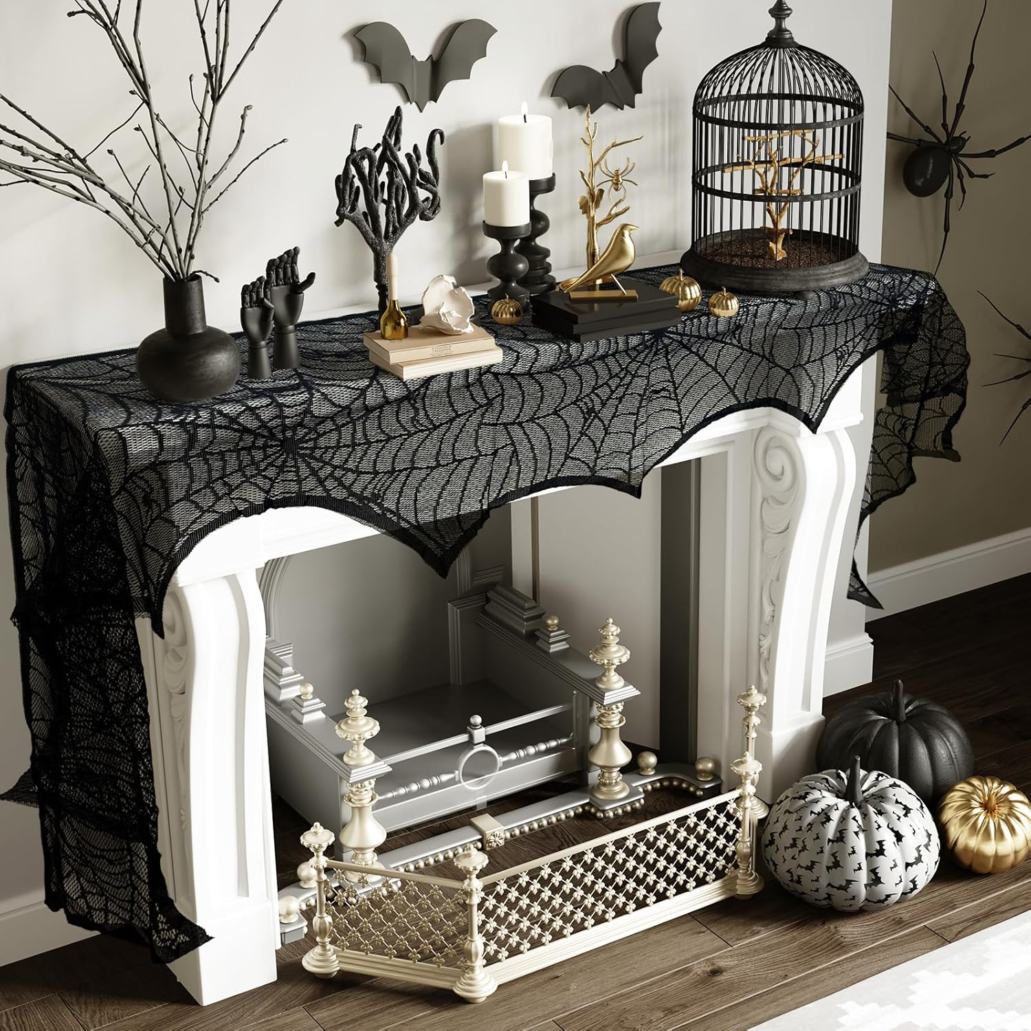 Black Lace Spiderweb