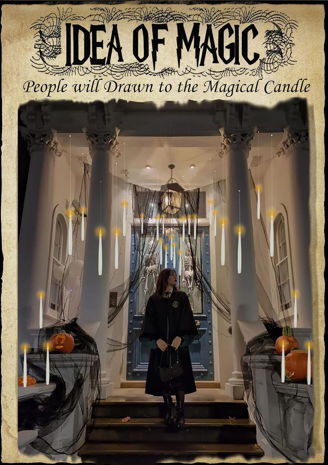 Halloween 20 PCs Floating Candles