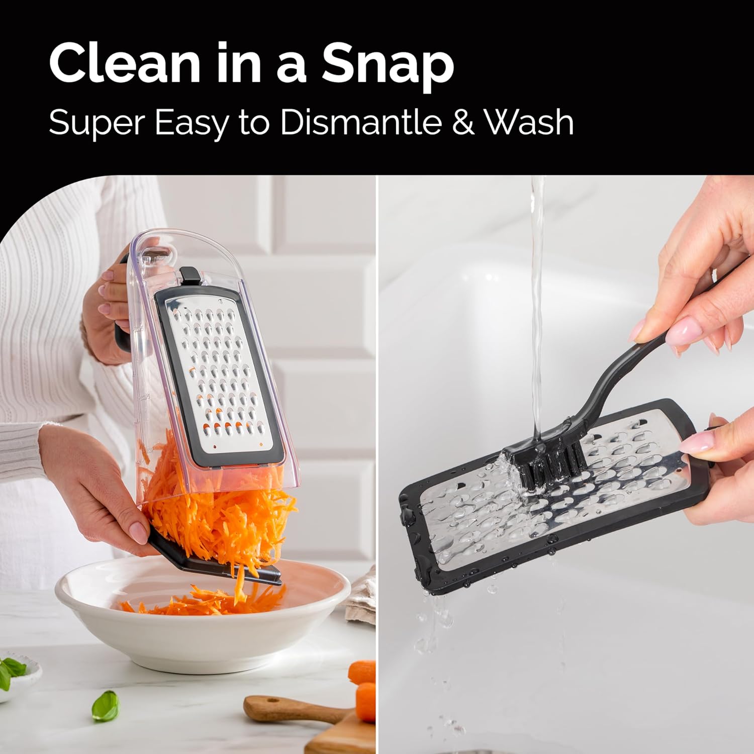 Cheese Grater with Garlic Crusher