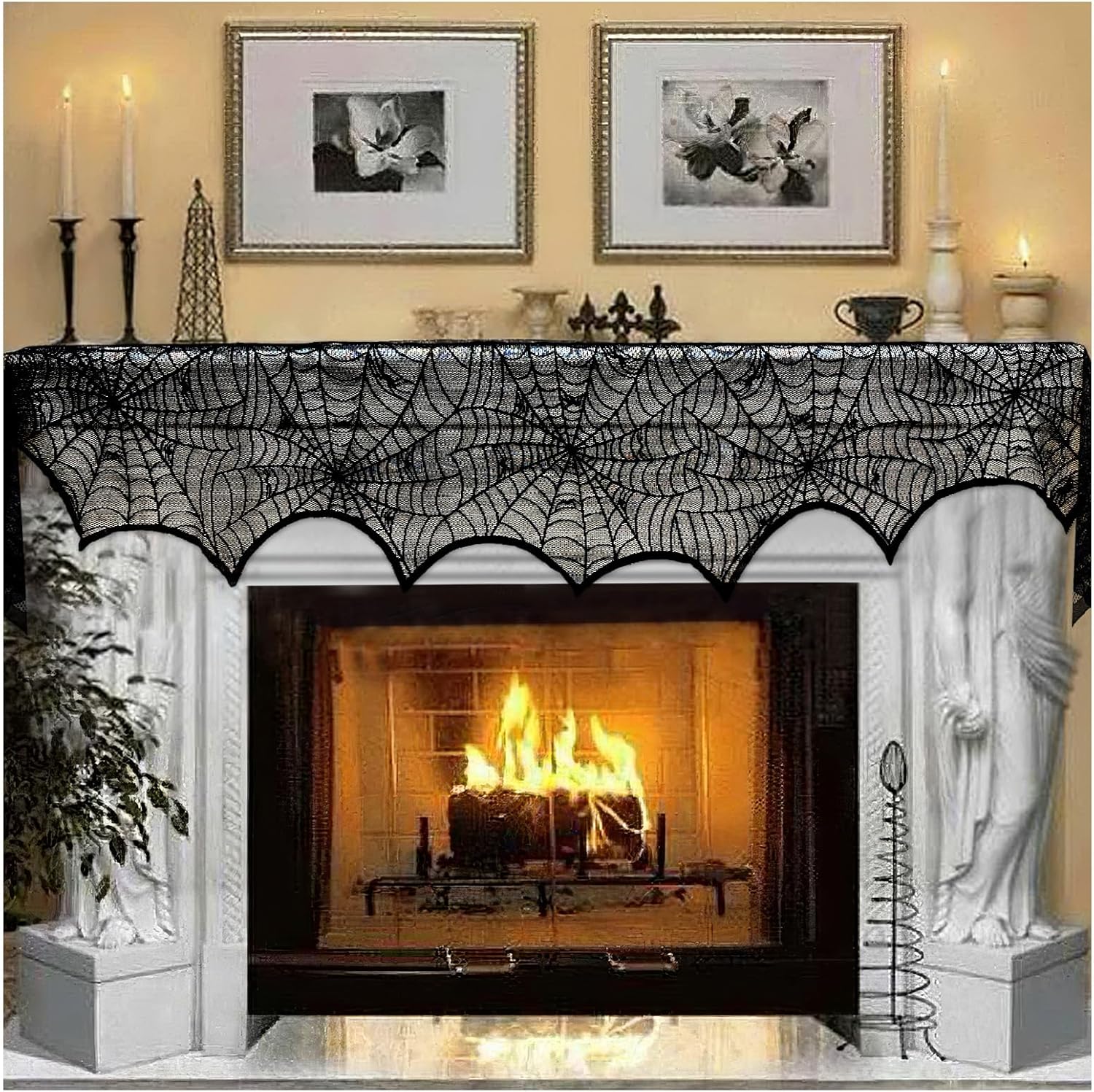 Black Lace Spiderweb