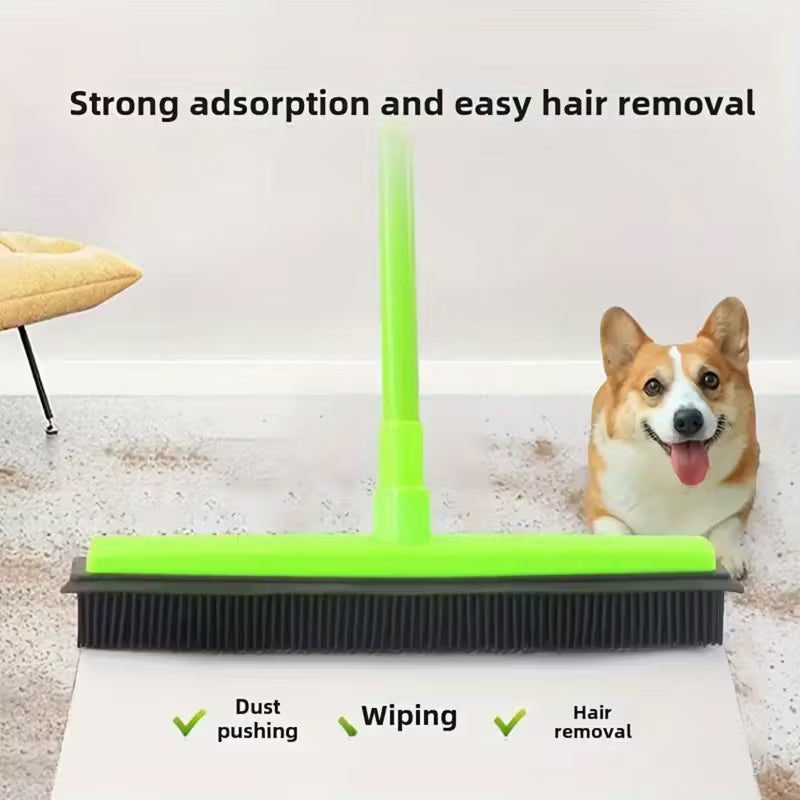 Pet Hair Removal Broom - Red