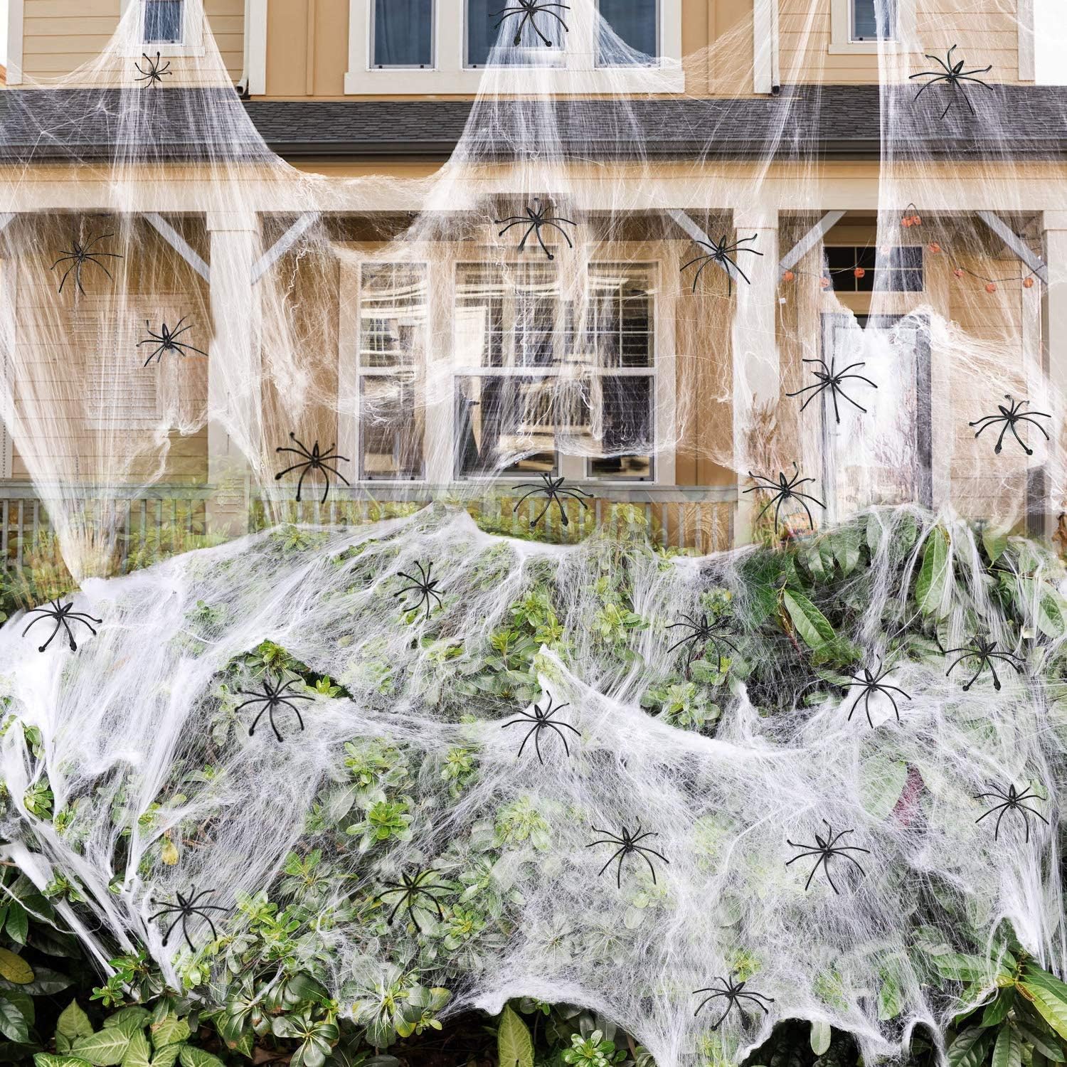 1400 sqft Halloween Spider Webs
