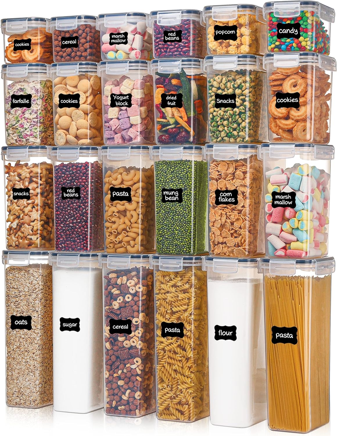 24 pcs Food Storage Containers