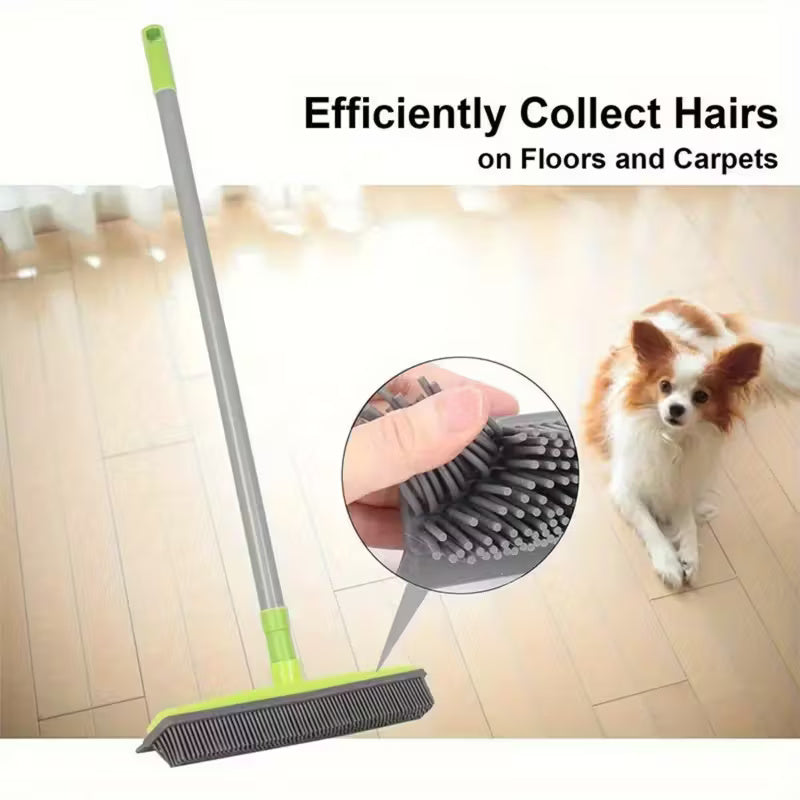 Pet Hair Removal Broom - Red