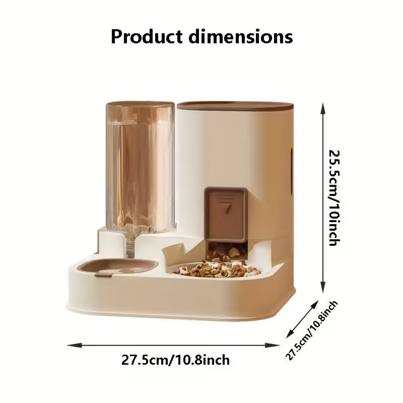 Pet Food & Water Dispenser 2 in 1