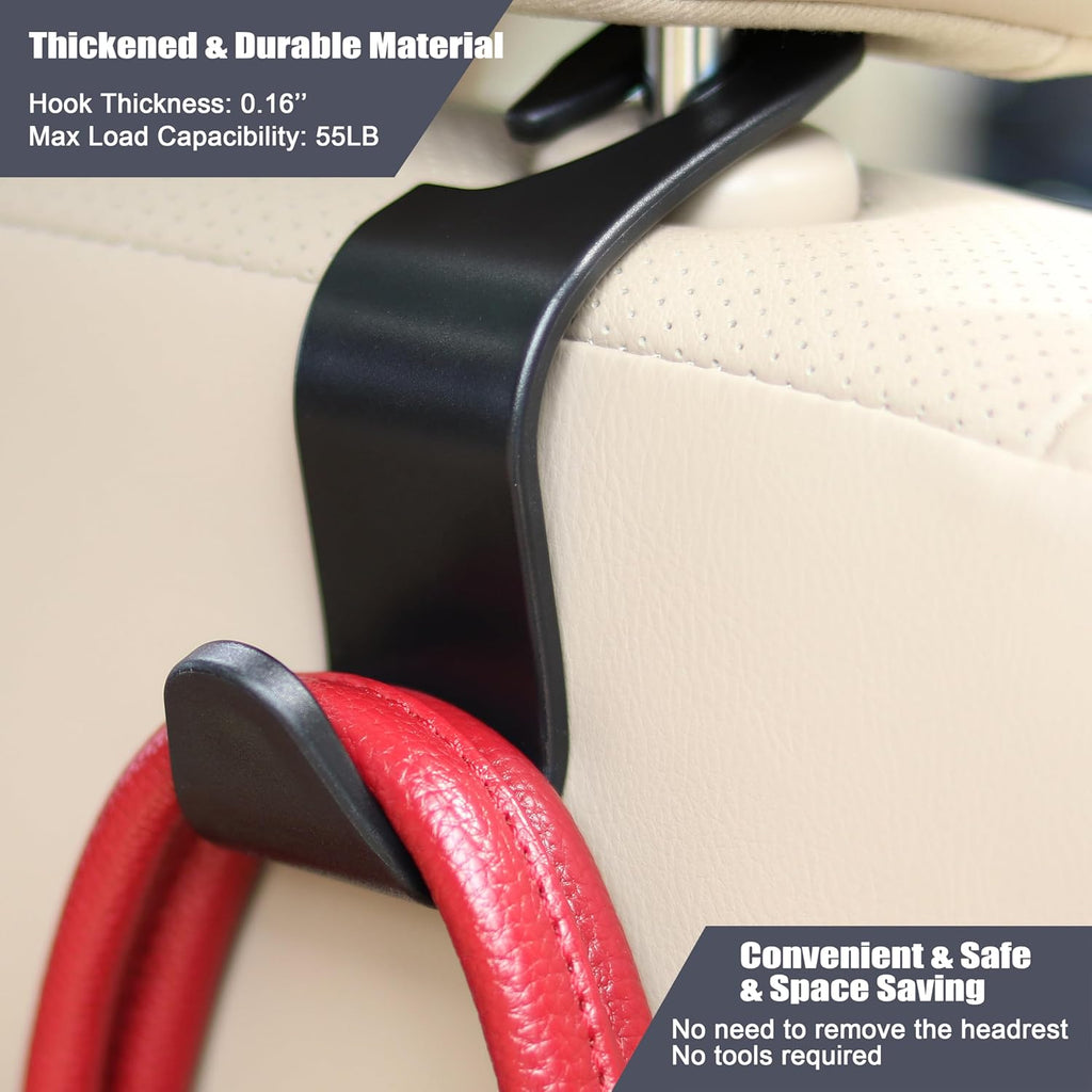 Car Seat Headrest Hook 4 Pack