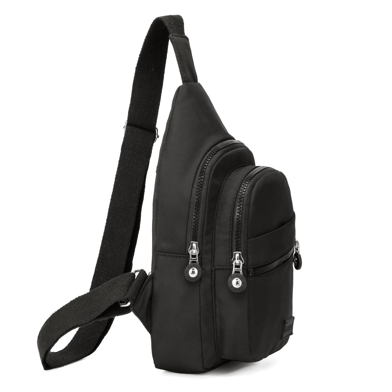 Small Sling Backpack Crossbody Sling Bag for Women, Chest Bag Daypack Fanny Pack Cross Body Bag for Outdoors Hiking Traveling - Black