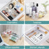 Plastic Drawer Organizer Set, 25 PCS Clear